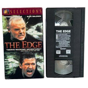 The Edge VHS Movie Alec Baldwin Anthony Hopkins Action Adventure 1997
